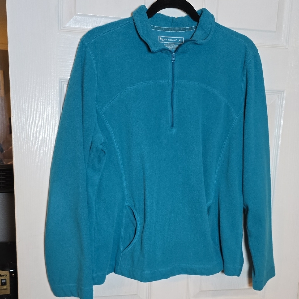 Tek Gear Teal Half-Zip Women's Sweatshirt